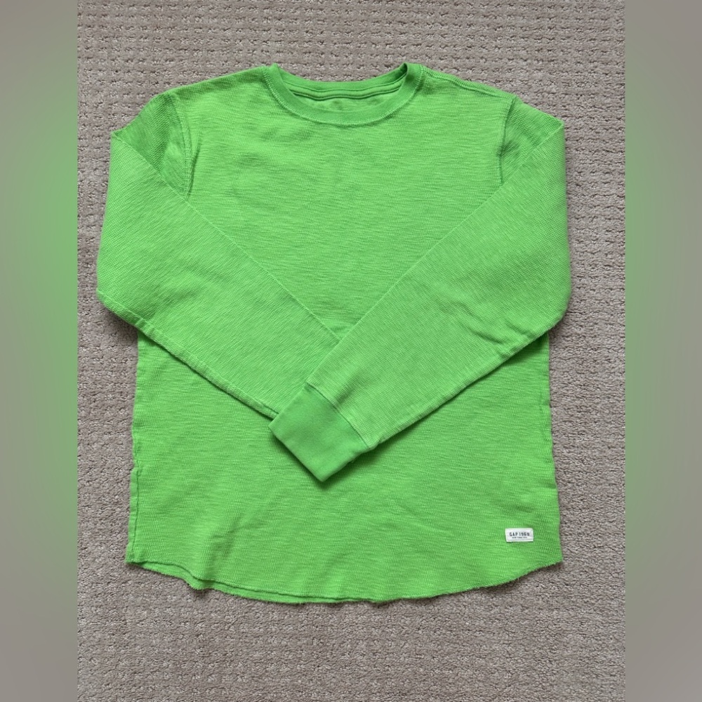 Boys GAP neon thermal tee XL